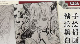 红鱿鱼精致黑白手绘插画班2025【画质高清只有视频】-北少网创